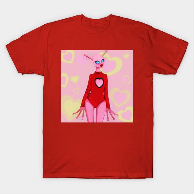 Pink hotsell alien shirt